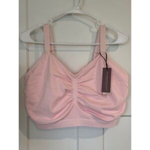 Kindred Bravely Bamboo Sublime Hands-Free Pumping Sleep Bra Pale Pink XL-SB NWT